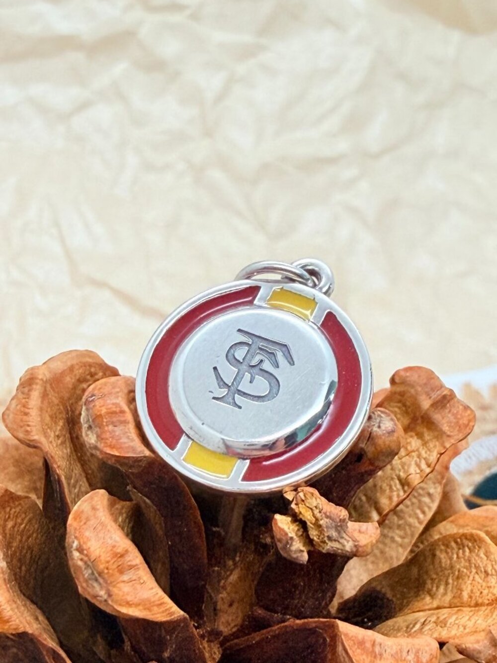 James Avery Florida State Seminoles Enamel School Spirit Charm Silver
